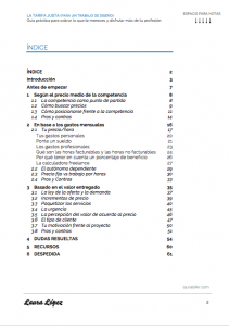 indice la tarifa justa